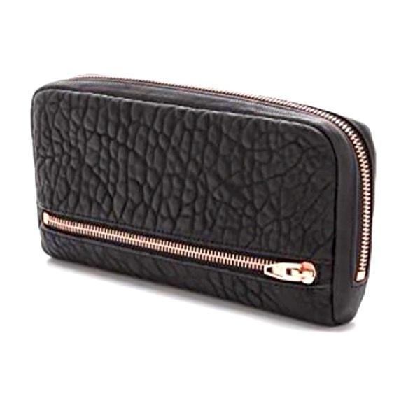 Alexander Wang Handbags - Alexander Wang Large Fumo Continental Wallet Black